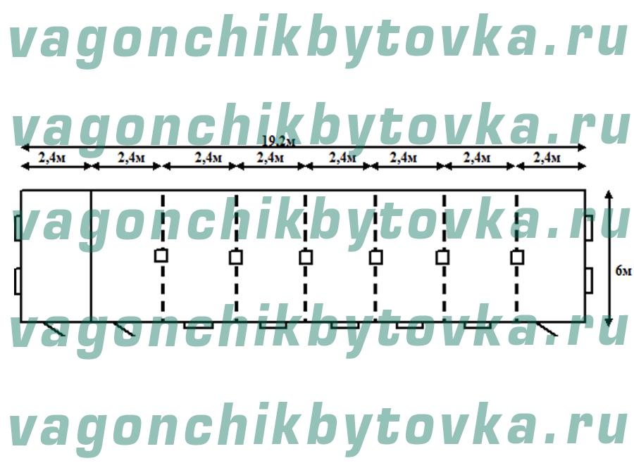 Модульная столовая-кухня из 8-ми шт БК